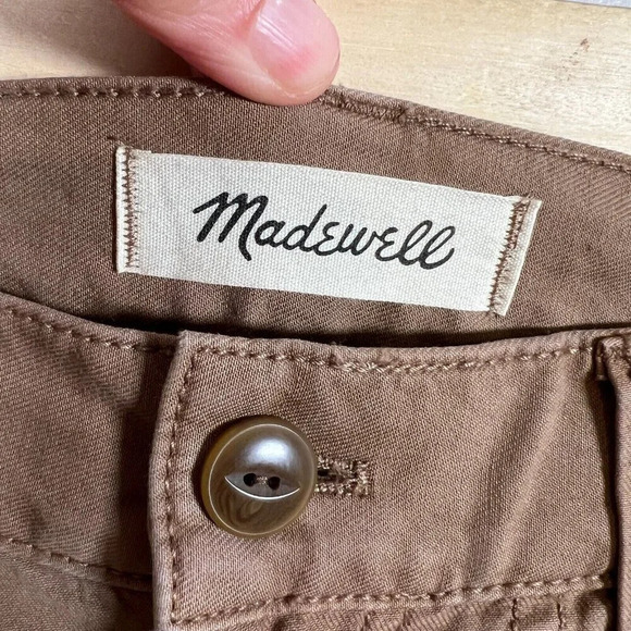Madewell Low Slung Straight Cargo Pants Size 24 Brown Garment Dyed Slouchy - Picture 4 of 9